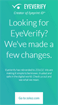 Mobile Screenshot of eyeverify.com