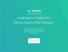 Tablet Screenshot of eyeverify.com